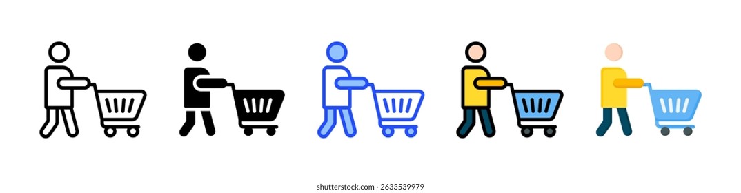Customer Icon Collection With Multiple Styles