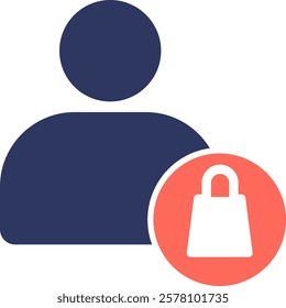 Customer Icon Element For Design