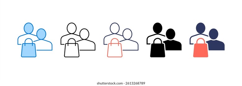 Customer Icon Element for Design