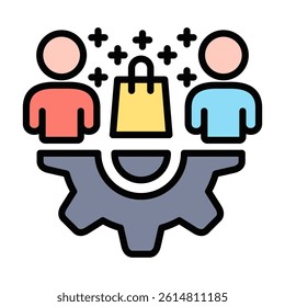Customer Icon Element For Design