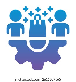 Customer Icon Element For Design