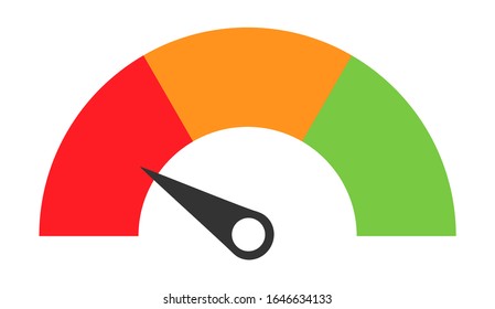 Customer Icon Emotions Satisfaction Meter Different Stock Vector ...