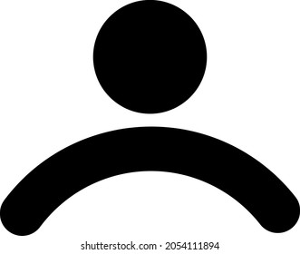 Customer icon with flat style. Isolated vector customer icon illustrations, simple style.