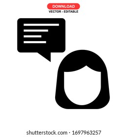 customer icon or logo isolated sign symbol vector illustration - high quality black style vector icons
