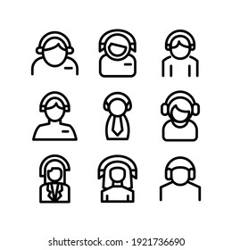 customer icon or logo isolated sign symbol vector illustration - Collection of high quality black style vector icons

