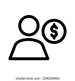 customer icon or logo isolated sign symbol vector illustration - high quality black style vector icons
