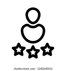 Kundensymbol oder Logo einzeln auf Zeichen, Vektorgrafik - qualitativ hochwertige Vektorsymbole mit schwarzem Hintergrund
