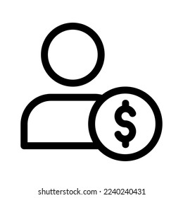 customer icon or logo isolated sign symbol vector illustration - high quality black style vector icons
