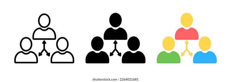 Kundensymbol. Kundenbindung, Kundenrückhaltung, Vektorglyph-Symbol für Kunden. Personalmanagement. Rückgabezeichen. Managed Care. Kundenbeziehungsmanagement. Mitarbeiterpraxis.