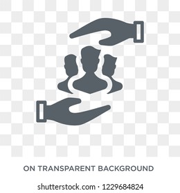 Customer icon. Trendy flat vector Customer icon on transparent background from Business and analytics collection. 