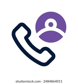 customer icon. vector dual tone icon for your website, mobile, presentation, and logo design.