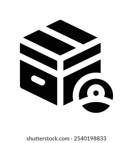 customer icon. vector glyph icon for your website, mobile, presentation, and logo design.