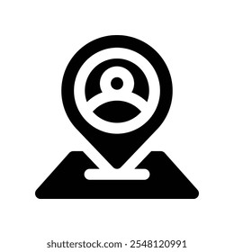 customer icon. vector glyph icon for your website, mobile, presentation, and logo design.