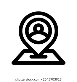 ícone do cliente. ícone de linha de vetor para seu design de site, celular, apresentação e logotipo.