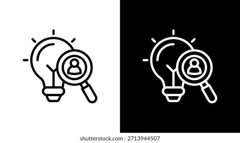Ideias do cliente com design de conjunto de ícones