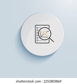 Customer Journey Assessment icon vector design