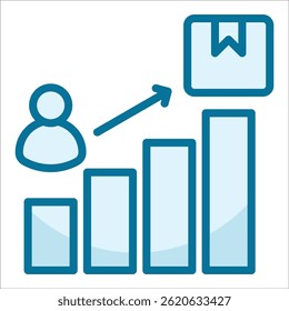 Elemento De Ícone Da Jornada Do Cliente Para Projeto