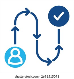 Elemento De Icono De Viaje De Cliente Para Diseño