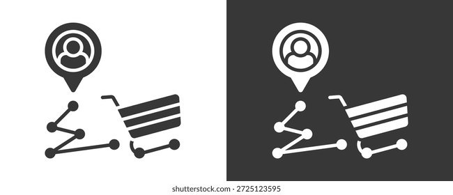 Conjunto De Iconos De Viaje Cliente Colección De Vector Aislado En Blanco Y Negro