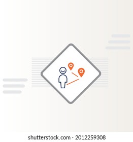 customer journey icon vector design