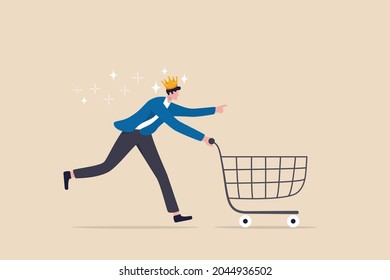 Customer King Client Want Most Important Stock Vector (Royalty Free ...