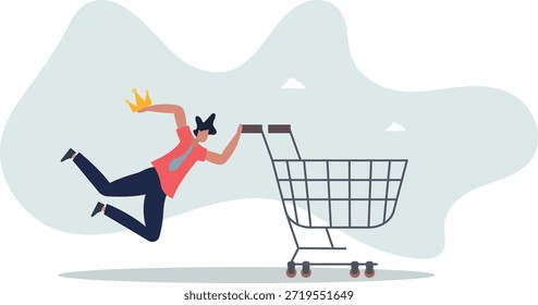 El Cliente es el rey, el deseo del cliente es lo más importante, la experiencia del usuario o el concepto de estrategia de marketing centrado en el Cliente.