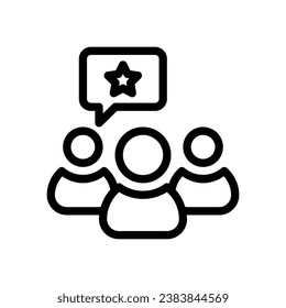logotipo de icono de línea de cliente para sitio web, aplicación, impresión, documento, diseño de afiches, etc, adecuado para diseño web, logotipo, aplicación