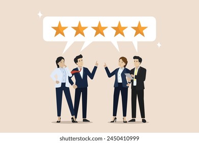 Customer loyalty, consumer satisfaction giving 5 stars rating feedback, various customers gave 5-star reviews for the quality of service.