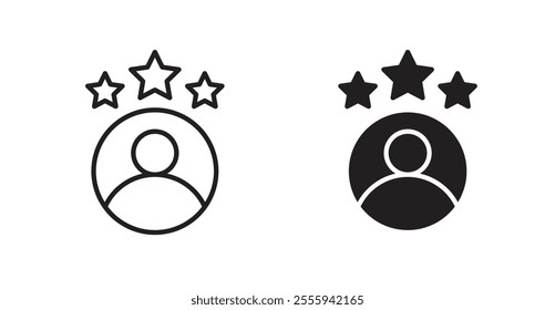 Customer loyalty flat simple vector symbols illustration.