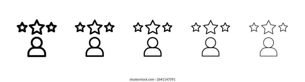 Customer loyalty icon concept. graphic design, logo, Web, UI.