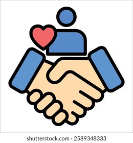 Customer Loyalty Icon Element For Design