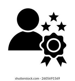 Customer Loyalty Icon Element for Design