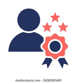 Customer Loyalty Icon Element for Design