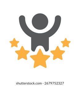 Fidelidade do cliente, ícone em design de linha, ícone, vetor.