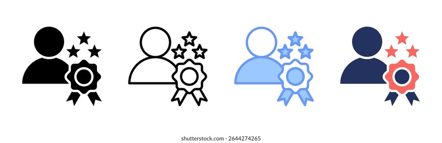 Customer Loyalty icon sheet multiple style collection
