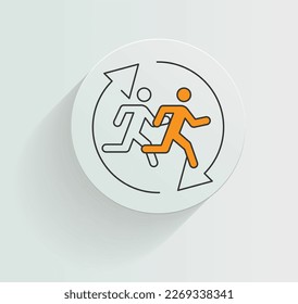 Diseño vectorial de iconos de lealtad de clientes