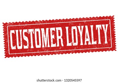 Customer Loyalty Sign Stamp On White Stock Vector (Royalty Free ...