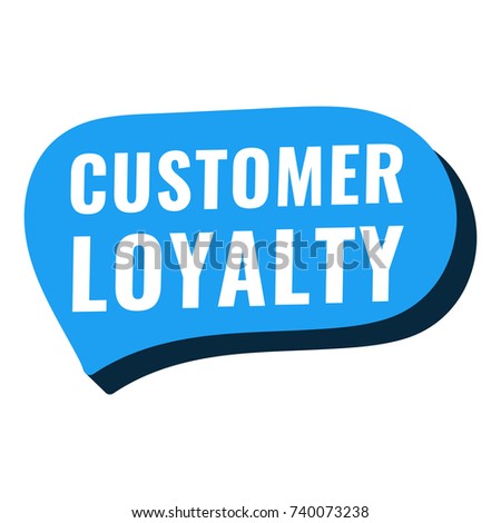 Customer Loyalty Vector Badge Icon Illustration Stock Vector (Royalty