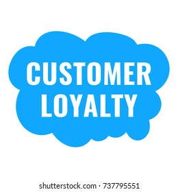 Customer loyalty. Vector illustration on white background.