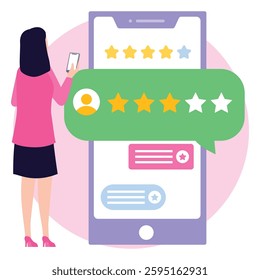 Customer Loyalty Vector Illustration Which can easily modify or edit

