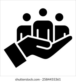 Customer Management Icon Element For Design
