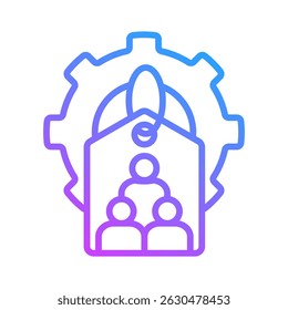 Elemento Ícone De Gerenciamento De Cliente Para Projeto