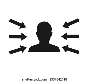 Customer re marketing icon vector