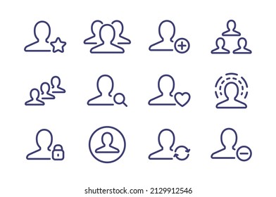 Customer membership client vip icon. Member pictogram person service vector icon set