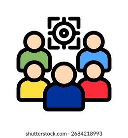 Customer Mini Illustration Icon Relate To Capital Market, Market Research. Use For Modern Concept, Ui, Ux Web And App Development.