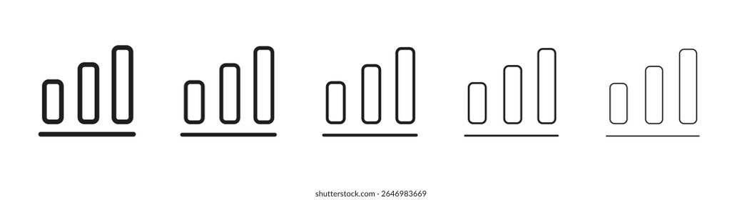 customer product rating icon thin flat outline style vector sign