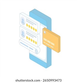 Customer profile analysis concept. Customer reviews on screen, Marketing strategy review, analyzing customer feedback on screen. Data from ratings, reviews and performance graphs. - Powered by Shutterstock - Get 15% off with code: PIKWIZARD15