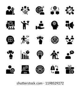 Customer Psychology Solid Icons 