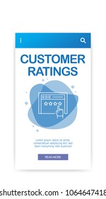 CUSTOMER RATINGS INFOGRAPHIC