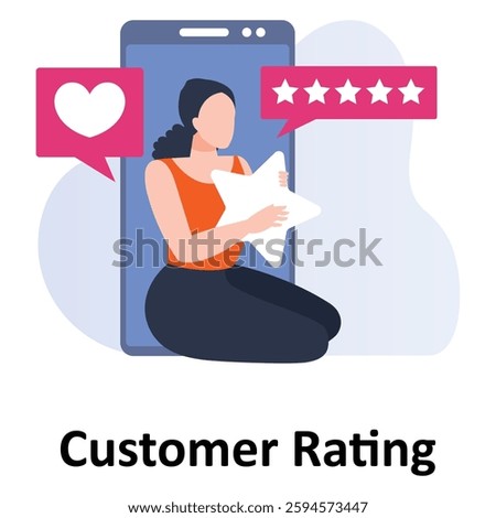  Customer RatingVector Illustration Which can easily modify or edit Which can easily modify or edit

